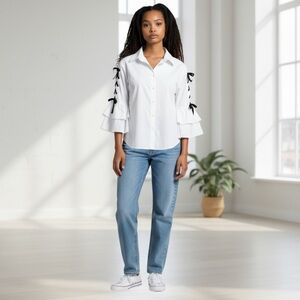 Lea & Viola Curve Classic White Top